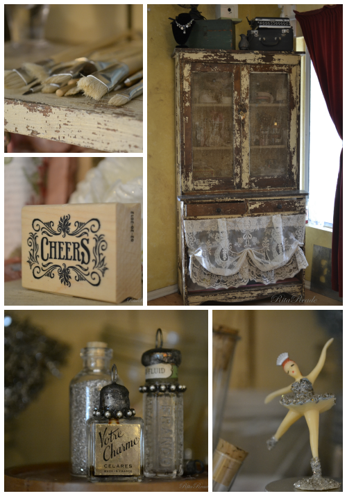 antique display cabinet