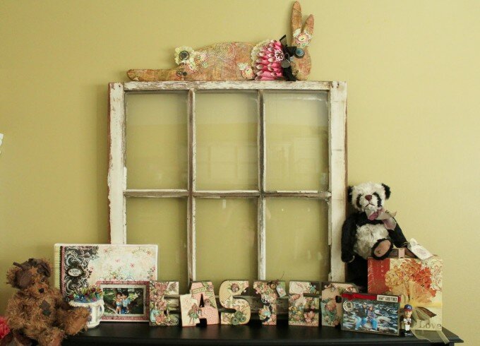 antique window frame