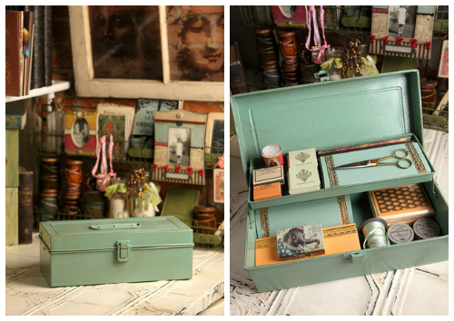 vintage tackle box reproduction