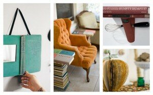 re-purposed up-cycled books